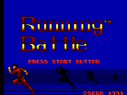 Running Battle Title Screen